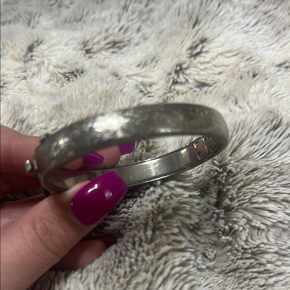 Elegant Silver Bangle Bracelet